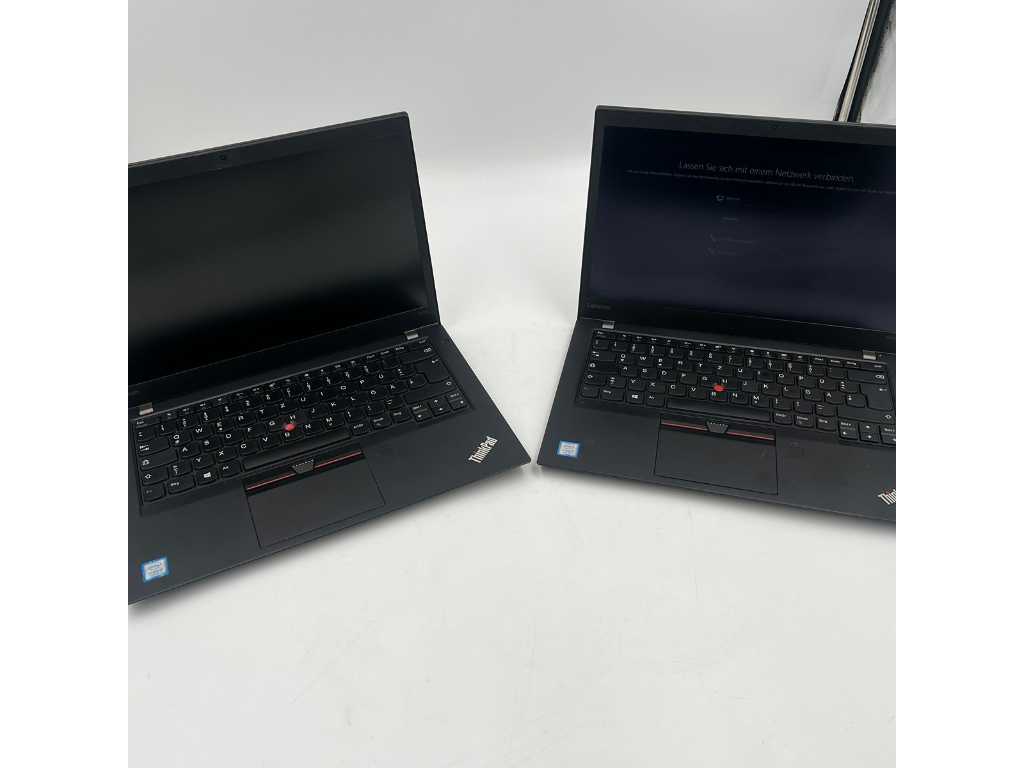2x Ordinateur portable Lenovo ThinkPad T470s (Intel i5, 8 Go de RAM, SSD 256 Go, QWERTZ) incl. Windows 10 Professionnel