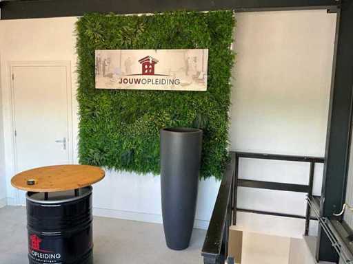 Vaso vegetale e muro vegetale artificiale