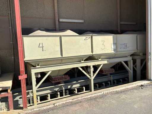 Installazione di dosaggio additivo in cemento (C)