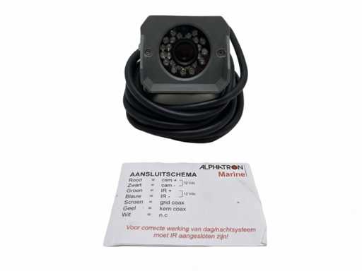 Alphatron AlphaCam mini PU IR 16.0 mm marine proof camera - 3213.0404