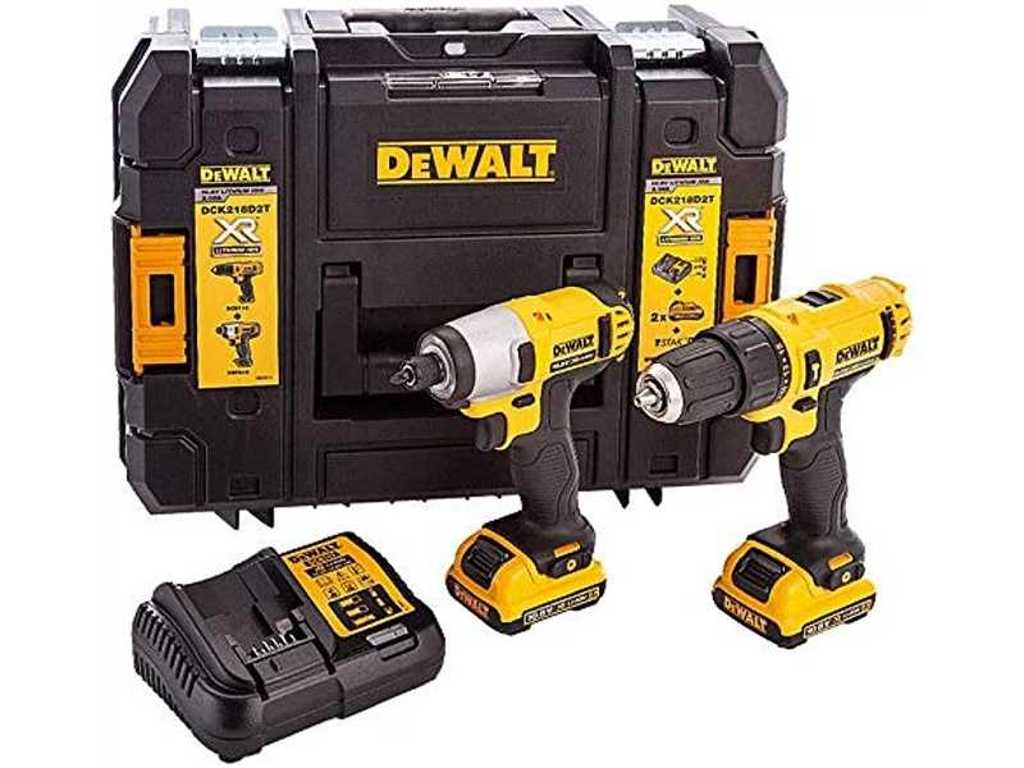 Dewalt - DCK218D2T - Impact Drill + Impact Driver