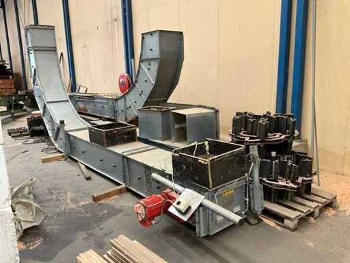 Kettingtransportbaan/redler