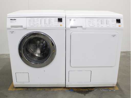 Machine à laver Miele W 3833 SoftCare System & Sèche-linge Miele T 8433 C SoftCare System