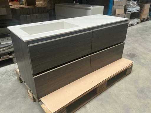 Badezimmermöbel-Set 120 cm