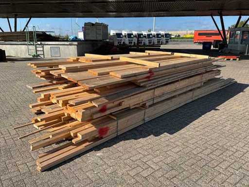 +/- 7m3 bois de construction