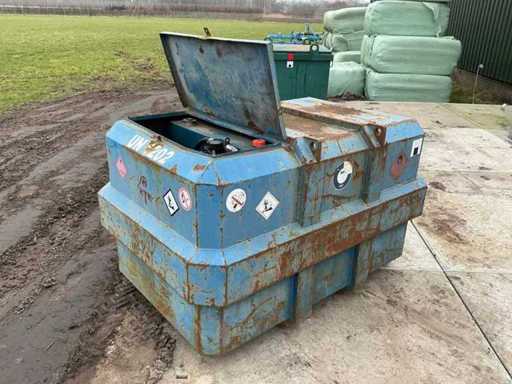 Rezervor de stocare a motorinei cu pistol de pulverizare