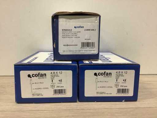 Divers rivets Cofan Pop