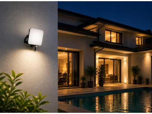 10 x LED Frameless Floodlight 10W – 6400K Koud Wit – IP66 – PEGASUS-10