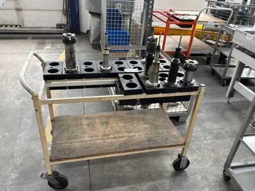 Transportwagen voor bewerkingsgereedschap