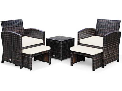 Rotan tuinmeubelset