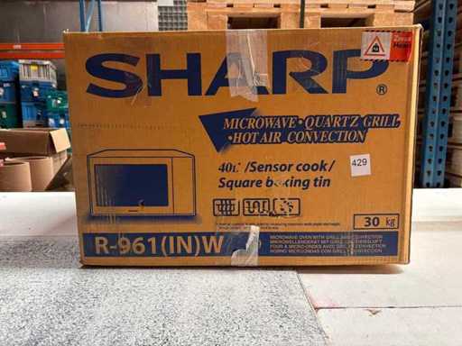 Inverter Sharp R-961(IN)W Onduleur 3-en-1 Combi Micro-ondes (40L)