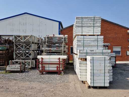 Meva MD slab formwork – complete system 294.7 m² – incl. columns, beams, balancers & drop heads – tested & ready for use – 27.35 t total weight