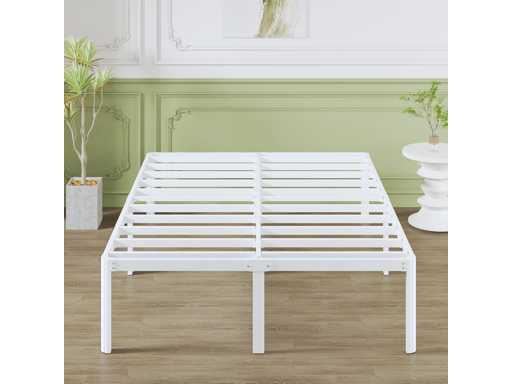Cadre de lit 180 x 200 super king size de 46 cm de haut avec coins arrondis