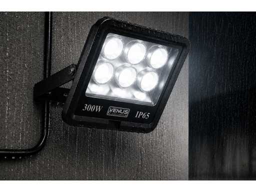 4 x LED Schijnwerper 300W – 6500K Koud Wit – IP65 – EYES-300