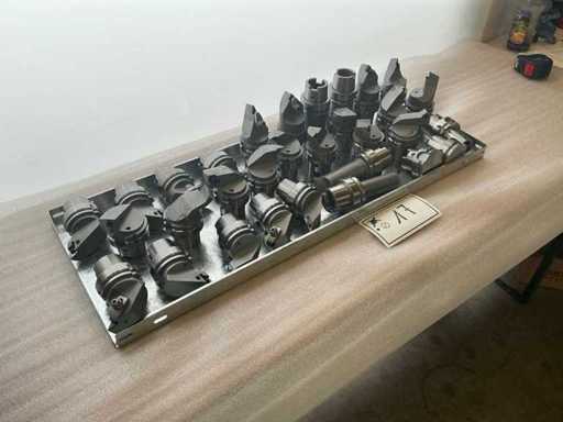 Portaabrazaderas para el surtido HSK 63 de SWISS TOOLS