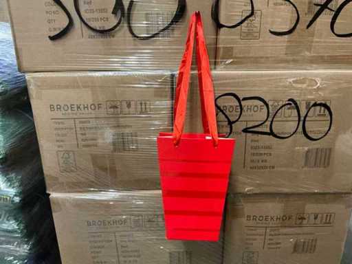 Lot Bag Green Solutions 15/15x11/11x20cm czerwony (8200x)