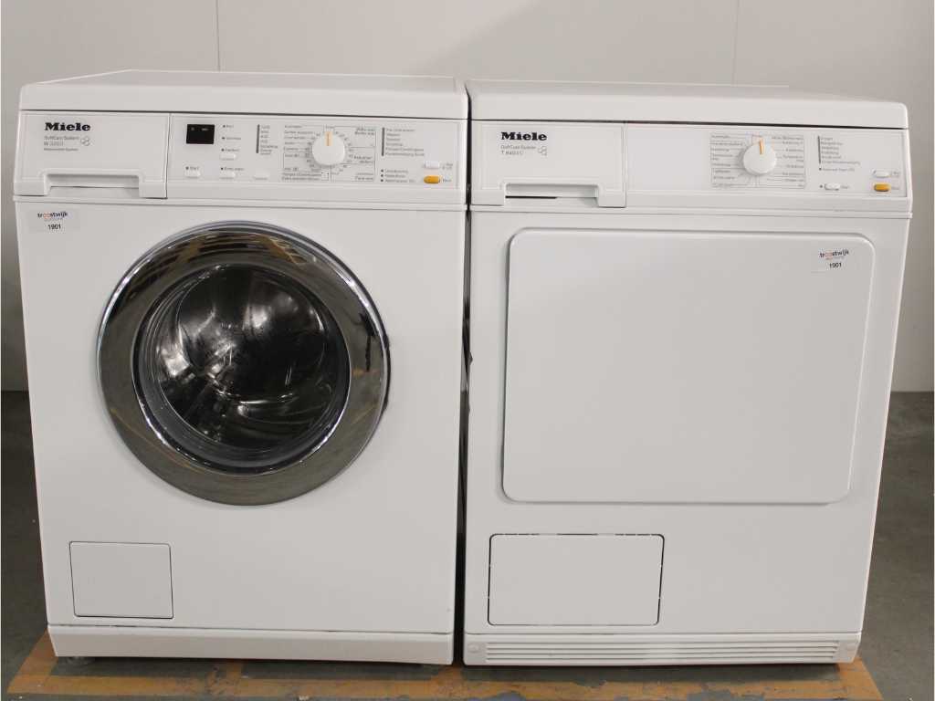Miele W 3203 Softcare System Mașină de spălat & Miele T 8403 C Softcare System Dryer