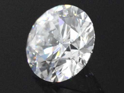 Diamant 3.01 carat natuurlijke briljant geslepen diamant gecertificeerd