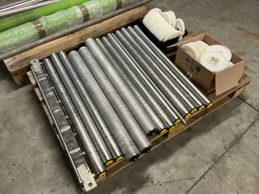 Diverse rollen en tandwielen