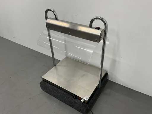 Plaque chauffante avec chevalet chauffant