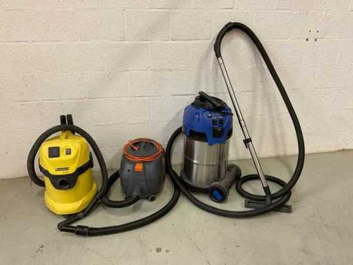 Nilfisk, kärcher Multi II 30 T Industrial vacuum cleaner (3x)