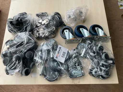 1 x partij zwenkwielen