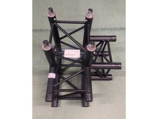 PROTRUSS S31 3-WAY CORNER 90° SQ30 BLACK