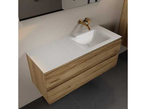 Bathroom cabinet Oak Honey 120cm right