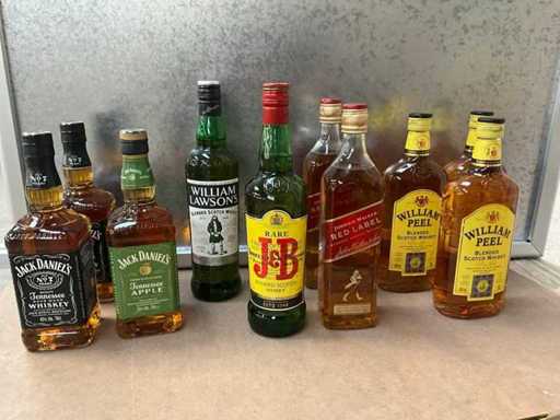 Various whiskey (10x)