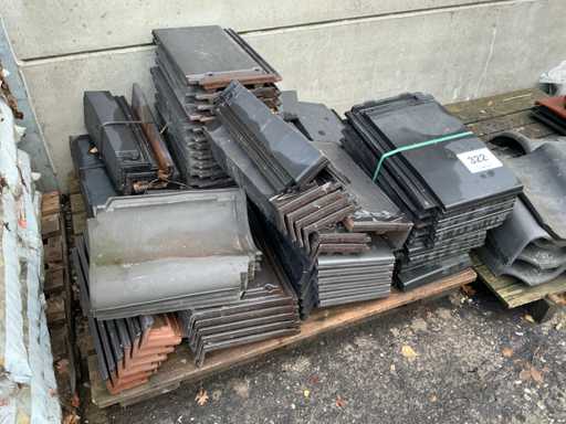 Grote partij diverse dakpannen