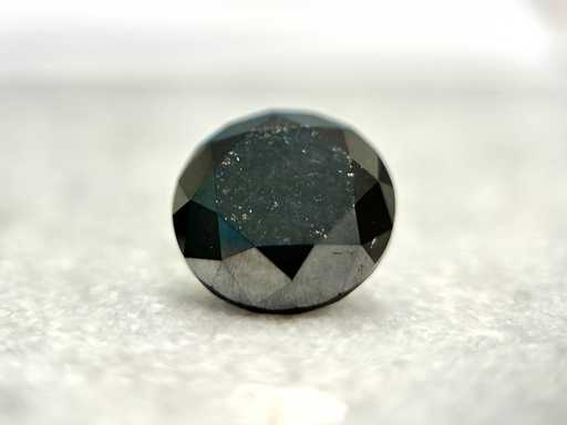Diamant 11.28 carat echte natuurlijke zwarte diamant