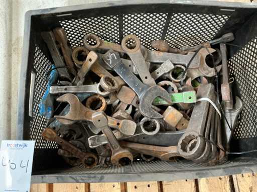 Partij slag steek-ringsleutels