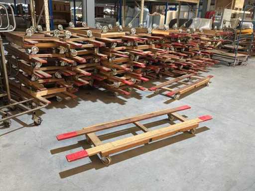 Chariots de transport longs (10x)