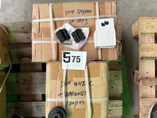 Party Barn by wheels and door stoppers