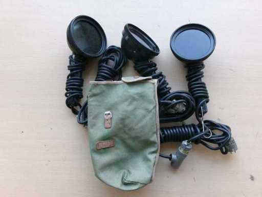 Infraroodlamp, gebruikt (U2) (3x)