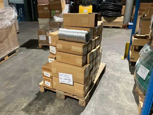 Maxuflex Aluflex Silver S Aluminum extractor hood hose (45x)