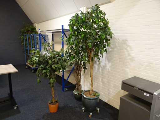 Plante artificielle en pot (4x)