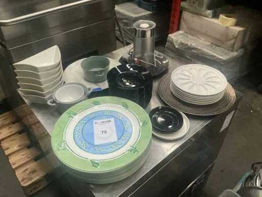 Party of various catering establishments