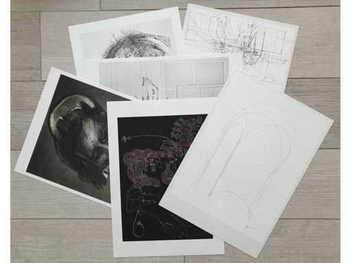 Lot of 6 - Wittevrongel + Bertrand + Caille + Burssens + Landuyt + Lismonde