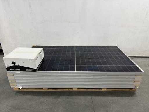 Trina Solar - ensemble de 11 panneaux solaires (705 Wp) - onduleur Growatt 8 kW