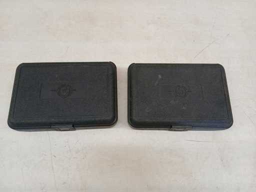 Walton Tools - Set di scarichi regolabili a mano - Set di scarichi regolabili Walton Tools (in custodie) (2x)