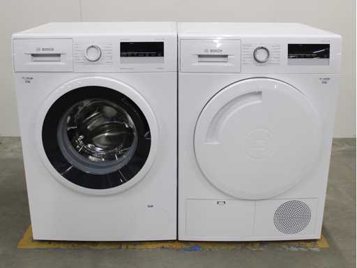 Bosch Series|4 VarioPerfect EcoSilence Drive Washing Machine & Bosch Series|4 Tumble Dryer