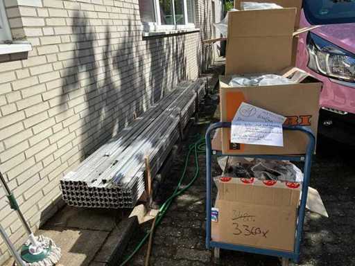 K2 Systems Solid Rail Sectie PV Spitse Dak Substructuur