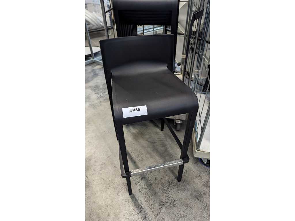Bar stool Nassau etal, black 20x