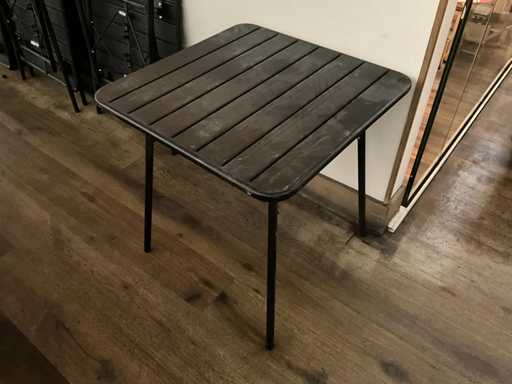 Metalowy sk?adany stó? ogrodowy (8x)