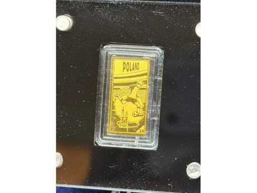 Calcio 2024 - Polonia | 1/500oz oro 999 fine
