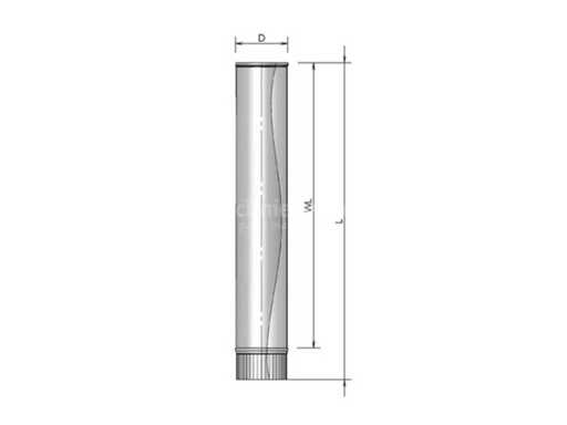 Burgerhout Extension Pipe NEN7203 AL 400 L=1000