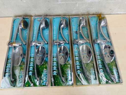 Doucheklaar (x5) - 5-spuit douchekolom kit