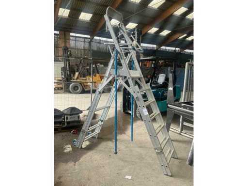 Solid PIR0710 Extendable Platform Ladder
