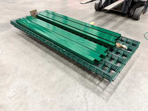 Producție europeană 2D super 8/6/8mm Lot de panouri cu stâlpi și cleme